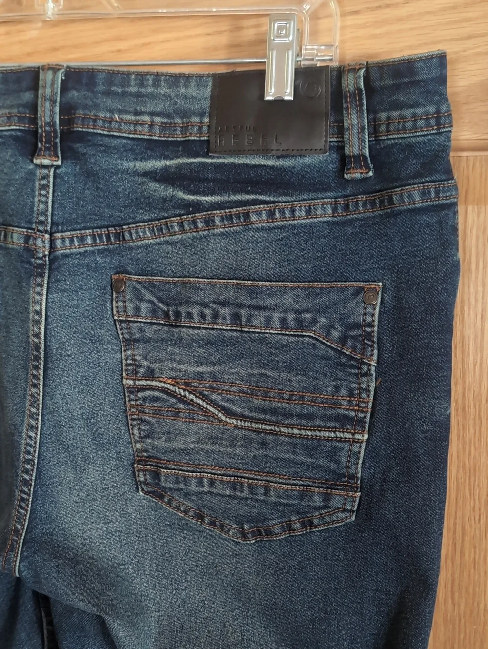 NWOT Sz 34/30 Artful Rebel Dark Wash Men’s Slim Fit Jeans